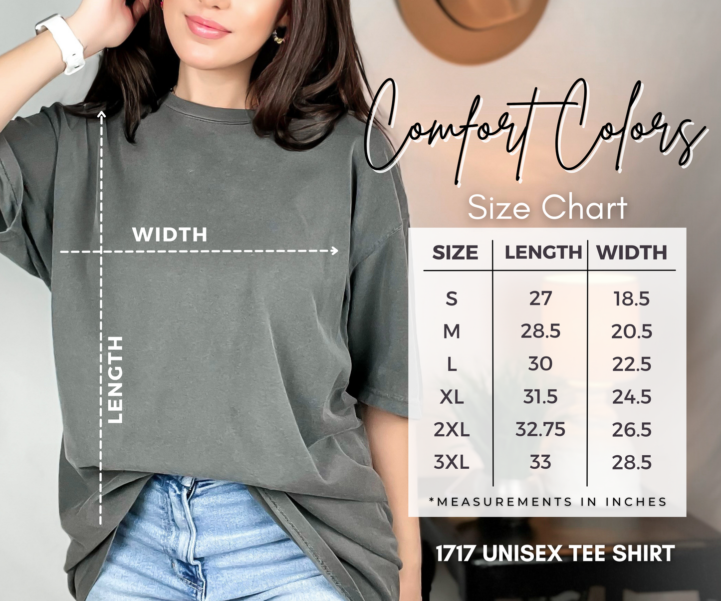 a women's size chart for a t - shirt