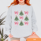 Christmas Tree Bow Sweatshirt