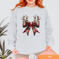 Reindeer Bow Sweatshirt