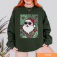 Floral Santa Green Sweatshirt