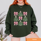 Christmas Tree Bow Sweatshirt