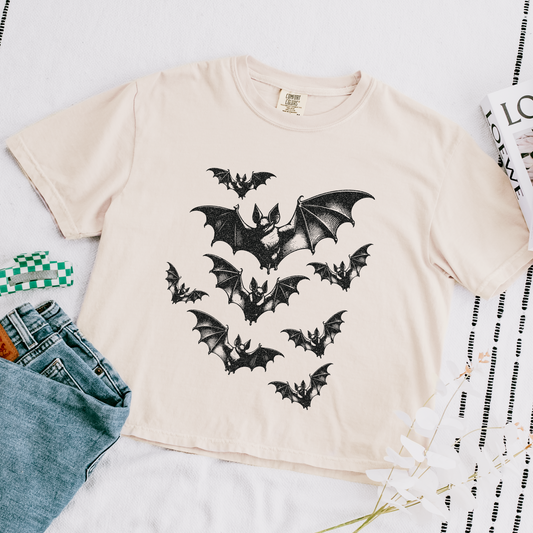 Bats Crop Tee