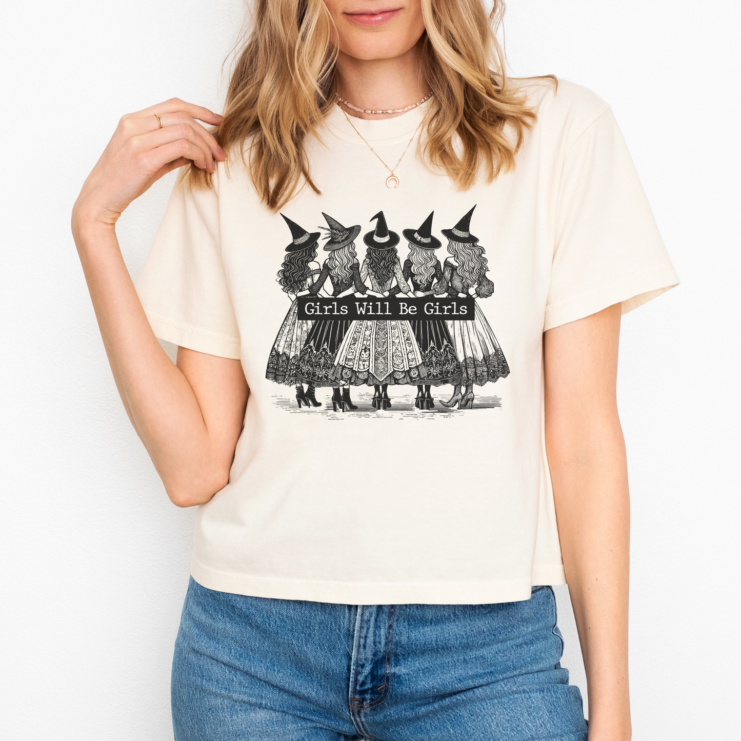 Girls Will Be Girls Crop Tee