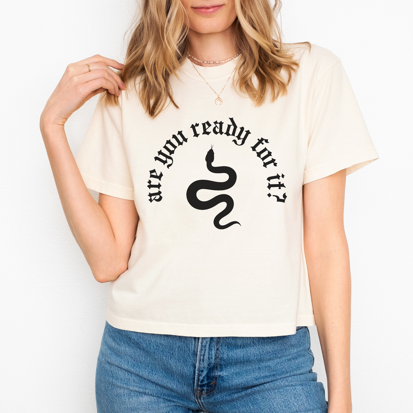 Ready for It Crop Tee