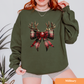 Reindeer Bow Sweatshirt