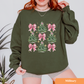 Christmas Tree Bow Sweatshirt