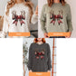 Reindeer Bow Long Sleeve