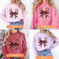 Reindeer Bow Long Sleeve