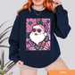 Floral Santa Pink Sweatshirt