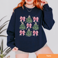 Christmas Tree Bow Sweatshirt