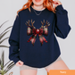 Reindeer Bow Sweatshirt