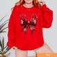 Reindeer Bow Sweatshirt