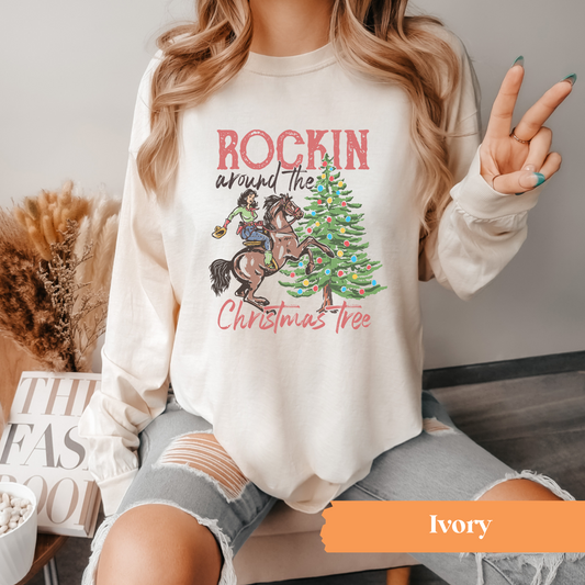 Rockin Around Cowgirl Long Sleeve