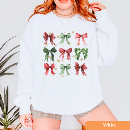 Christmas Bows Sweatshirt