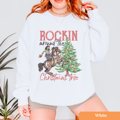 Rockin Around Cowgirl Sweatshirt