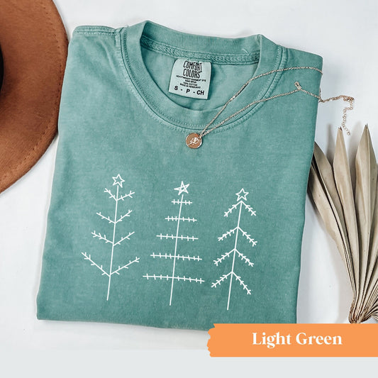 Minimalist Christmas Tree Tee