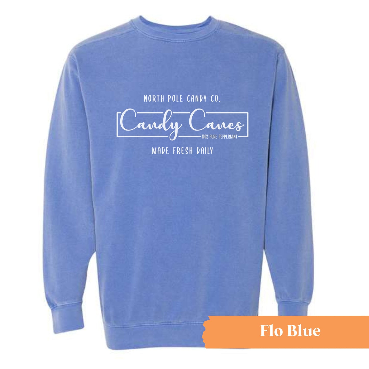 North Pole Candy Cane Co Crewneck Sweatshirt