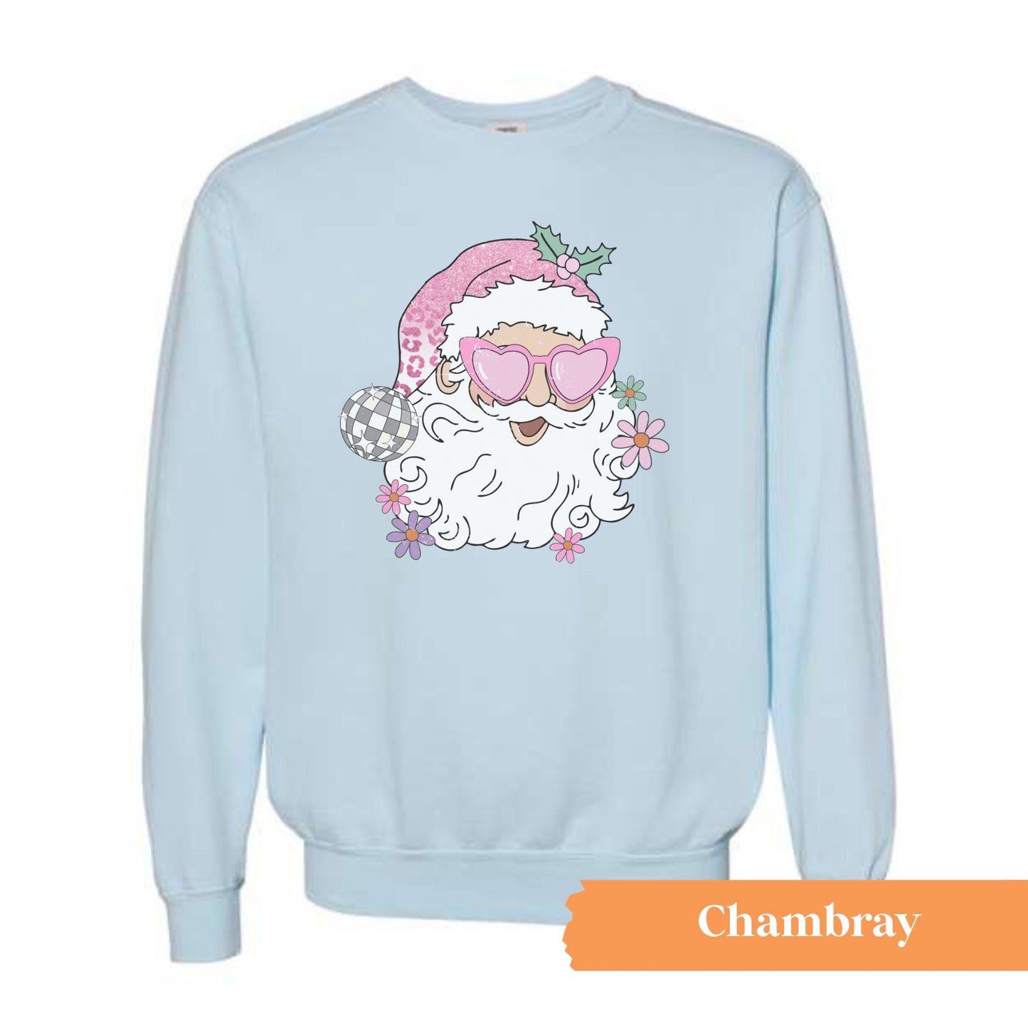 Disco Santa Claus Crewneck Sweatshirt
