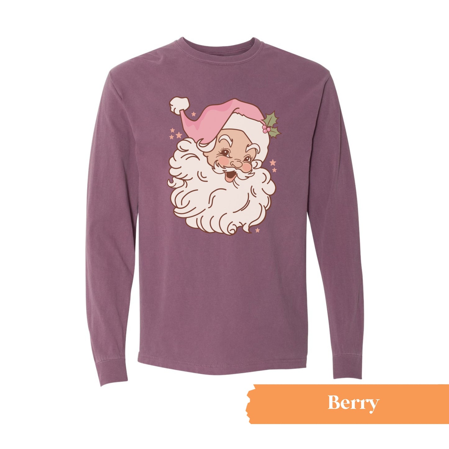 Retro Santa Long Sleeve