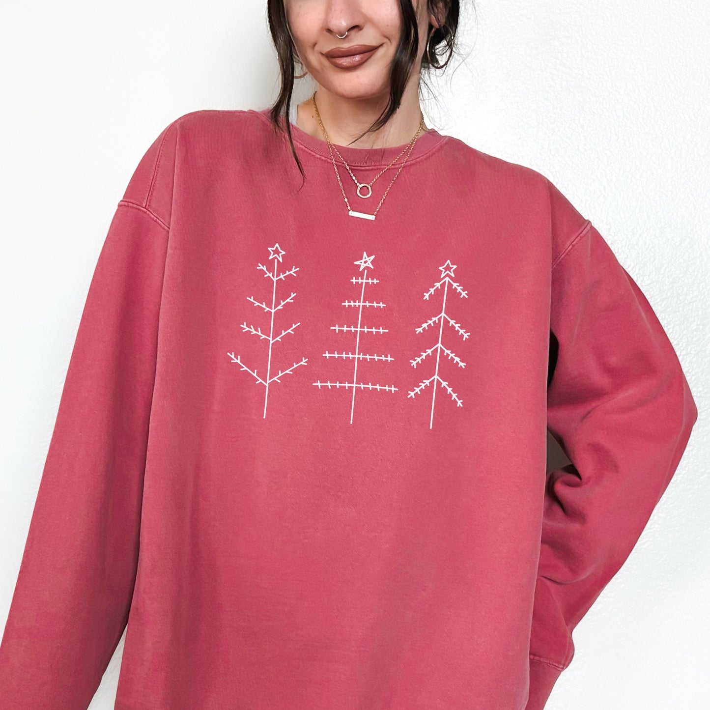 Christmas Trees Crewneck Sweatshirt