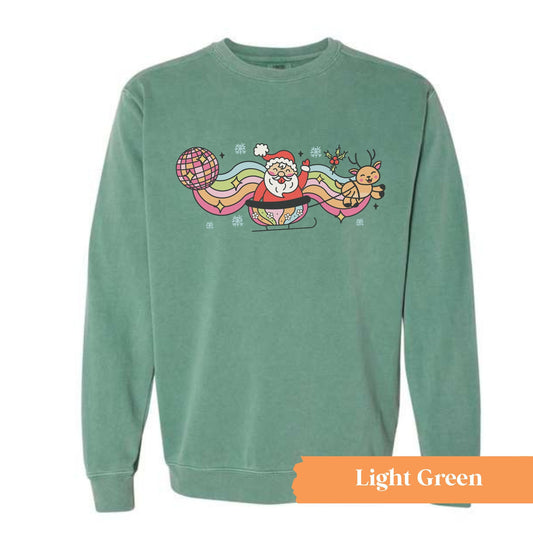 Santa Sleigh Crewneck Sweatshirt