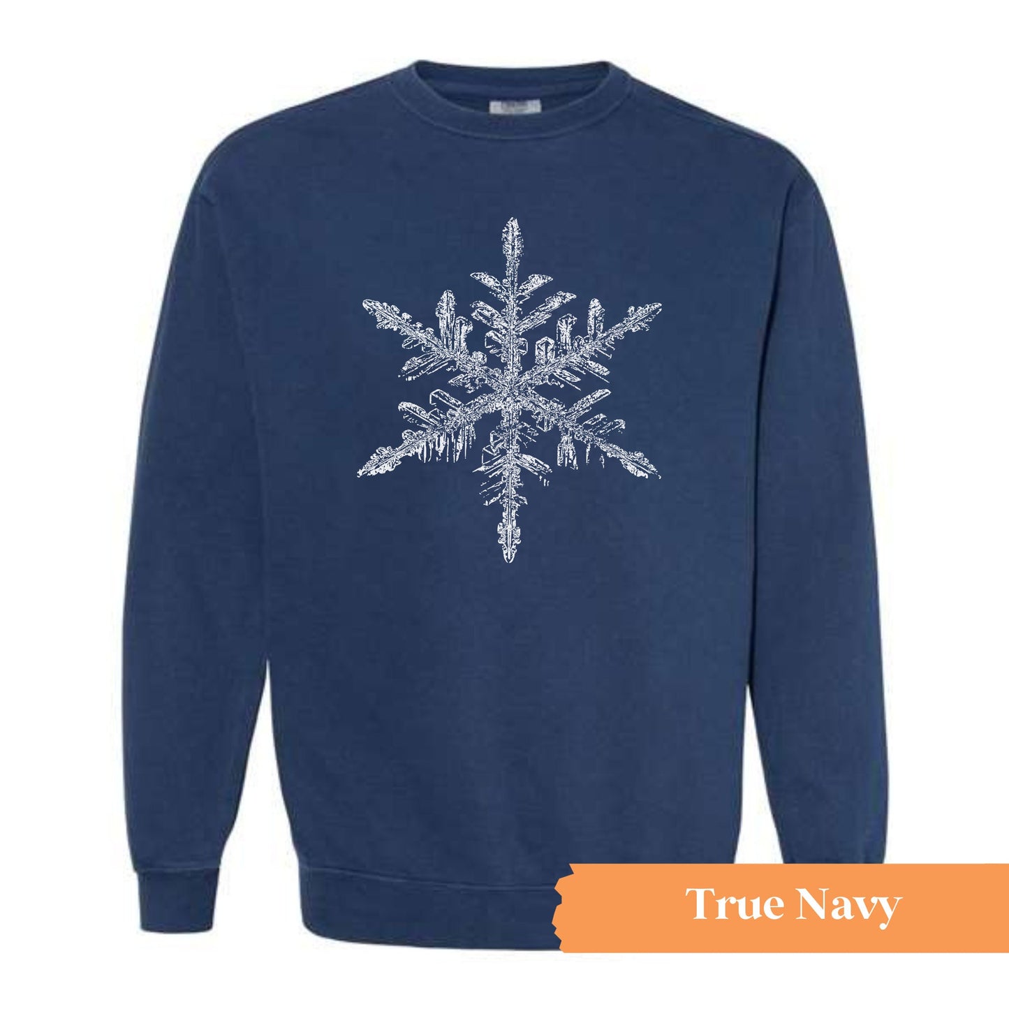 Crystal Snowflake Crewneck Sweatshirt
