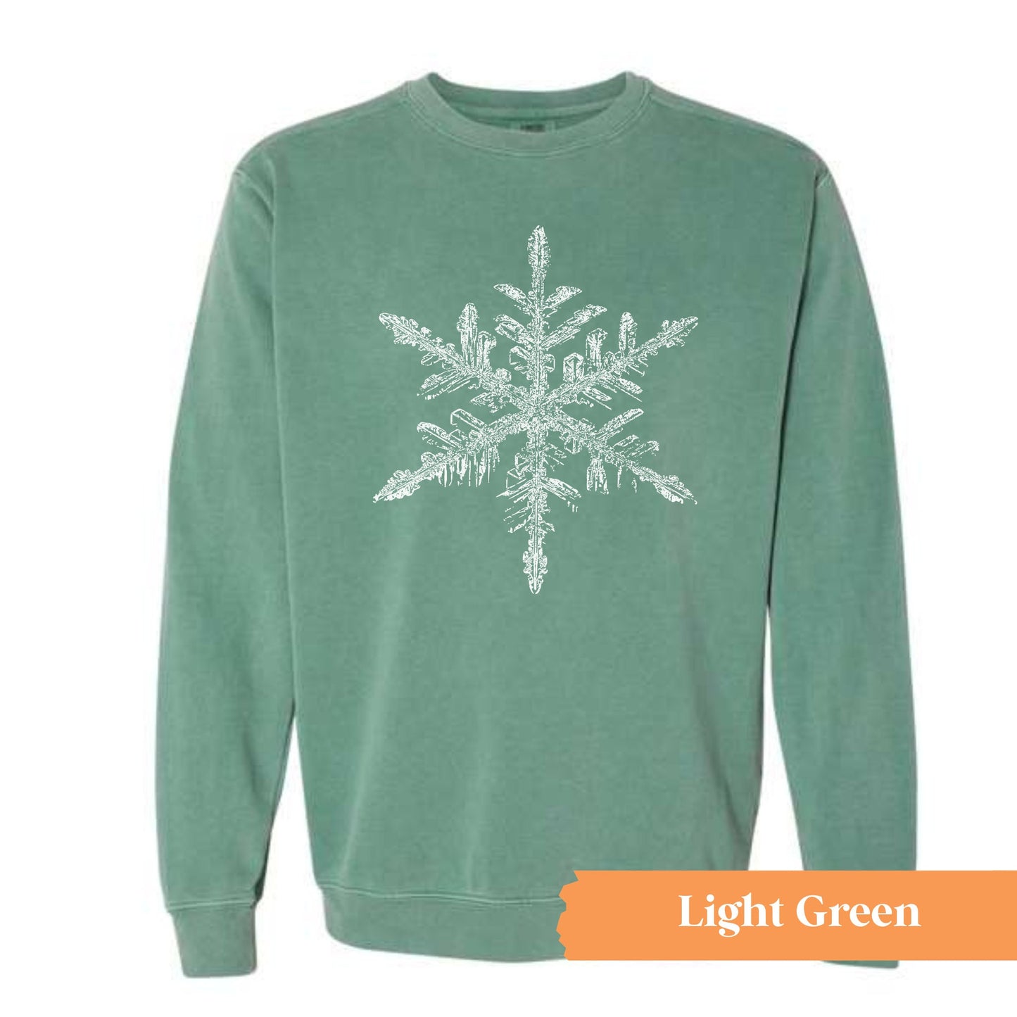 Crystal Snowflake Crewneck Sweatshirt