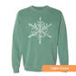 Crystal Snowflake Crewneck Sweatshirt